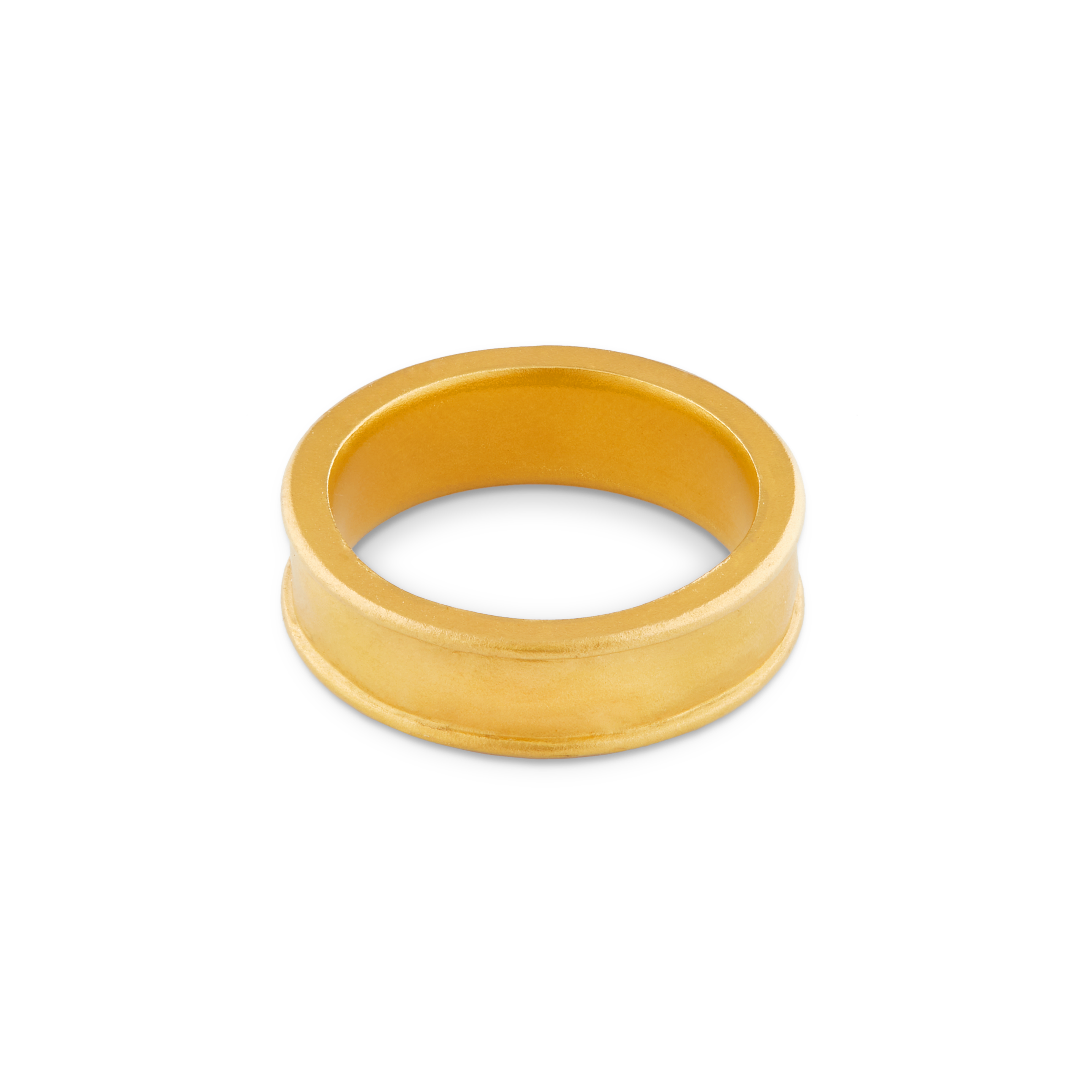 Shop Liquid Metal Tube Ring Pure 24K Gold 7879
