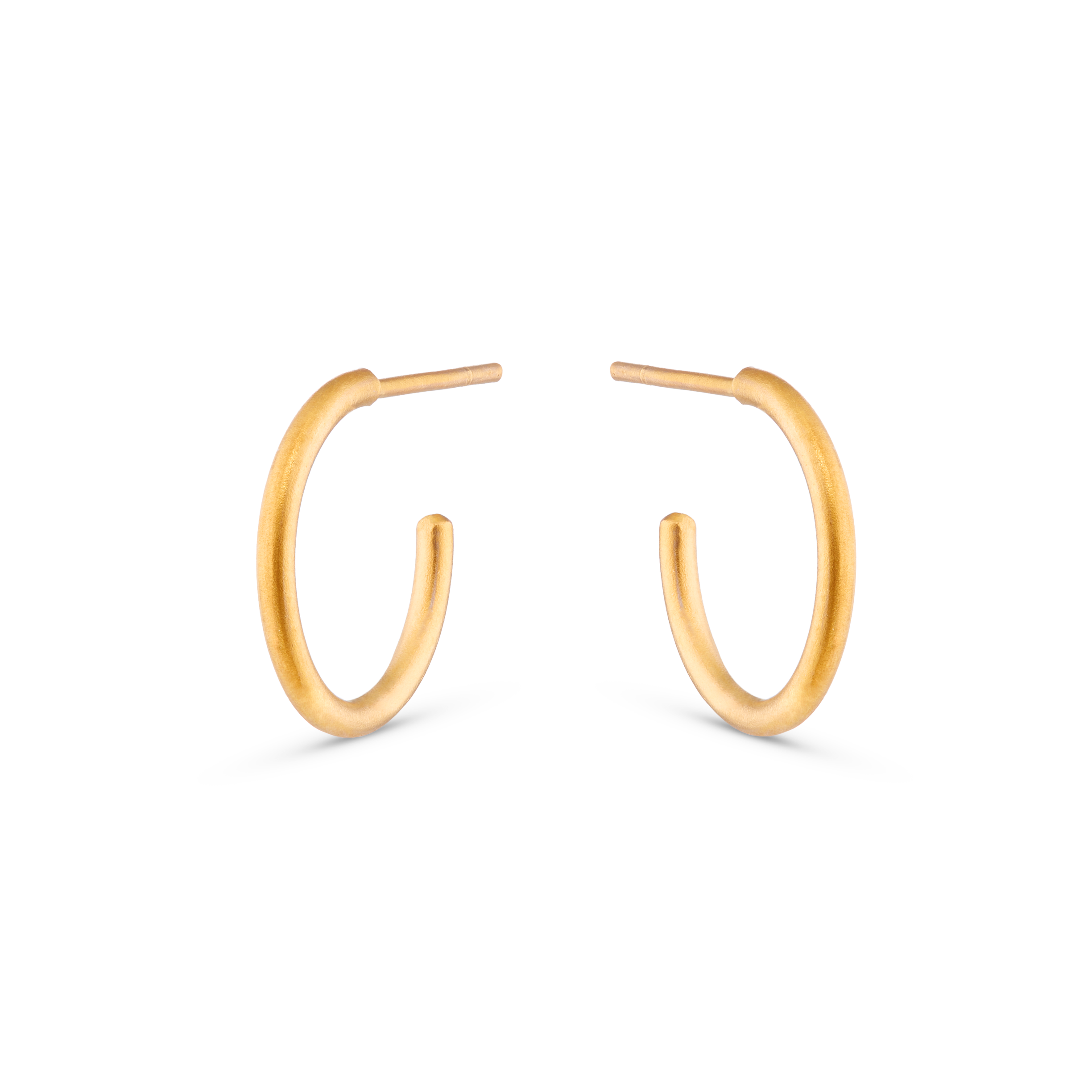 Shop Mini Hoop Earrings - Pure Gold | 7879