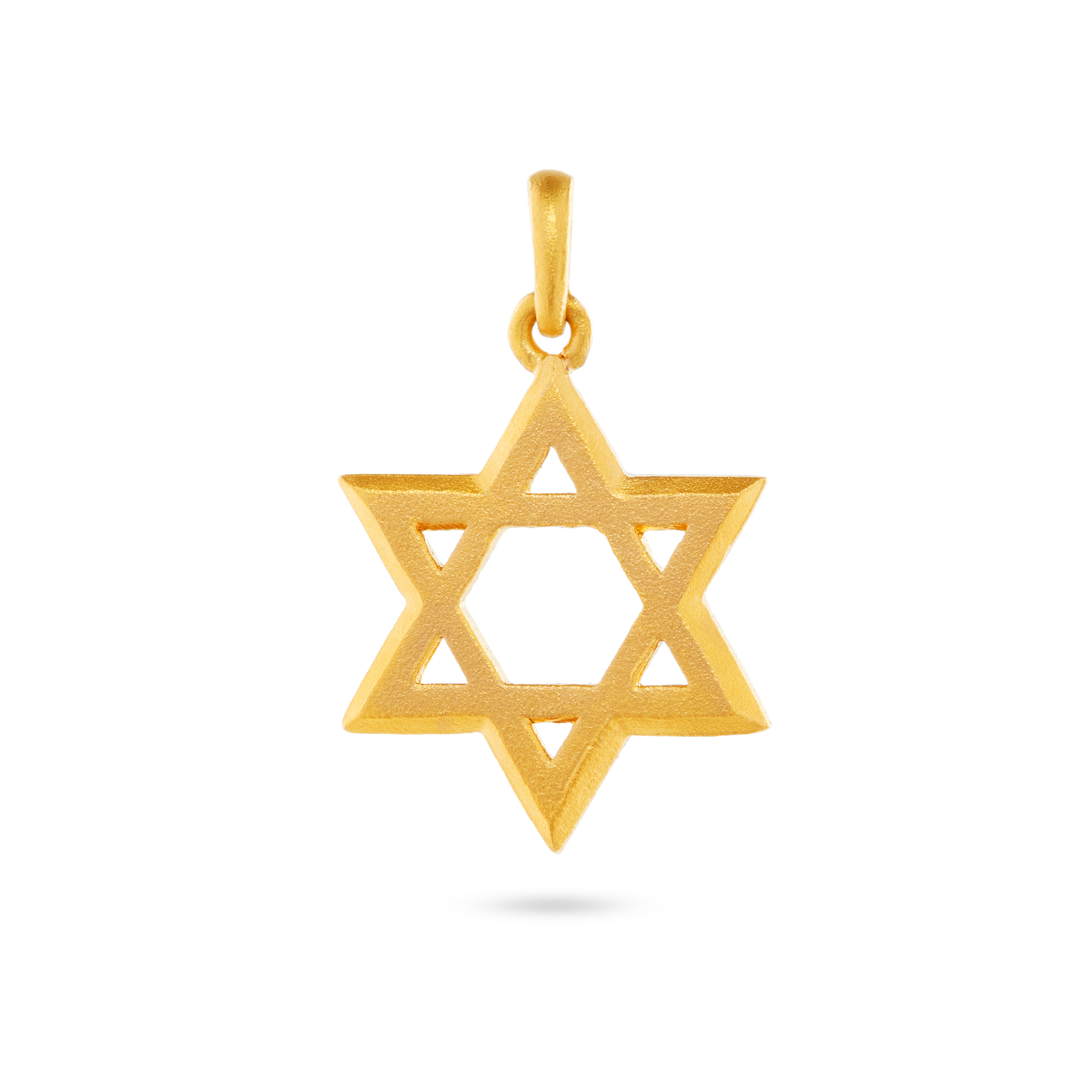 Shop Star Of David Pendant Pure 24K Gold 7879