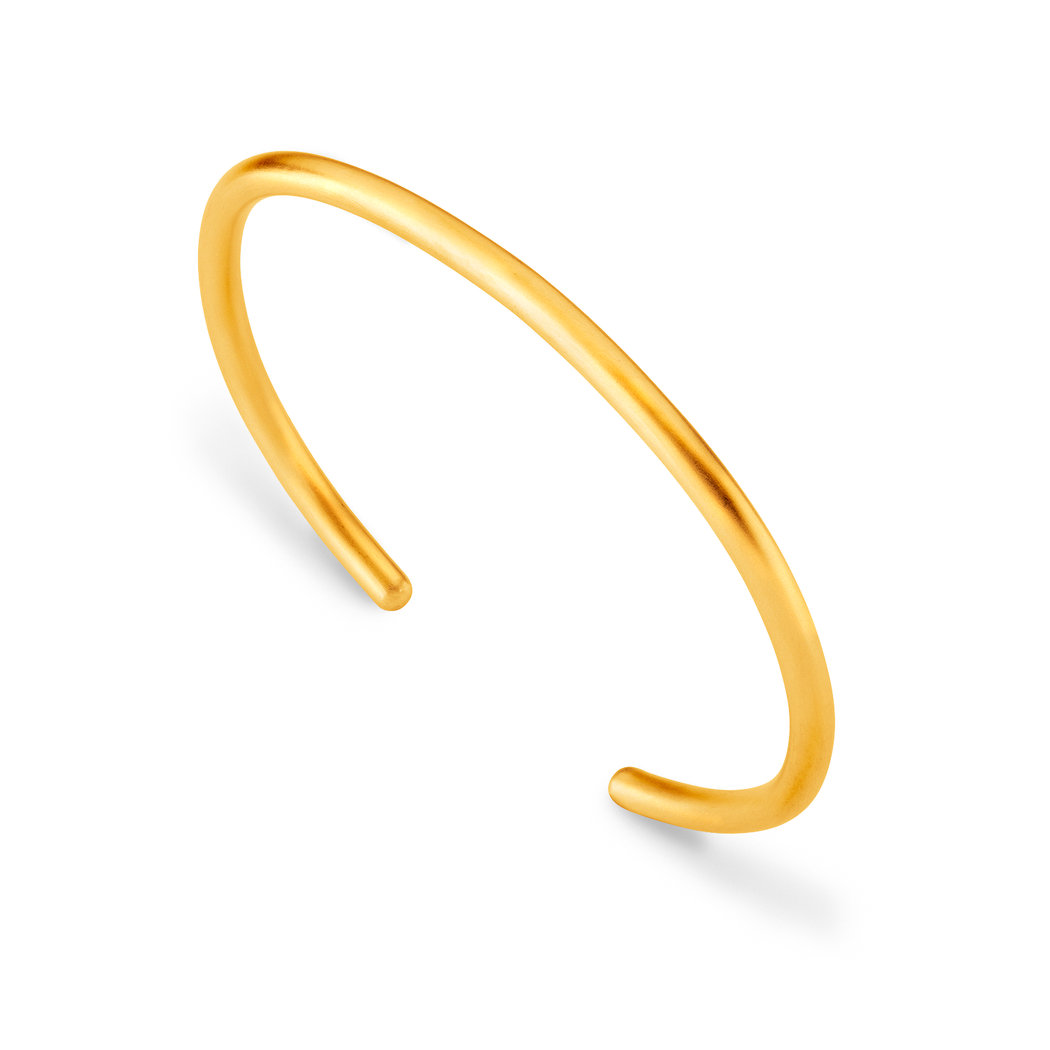 Shop Round Cuff Pure 24K Gold 7879